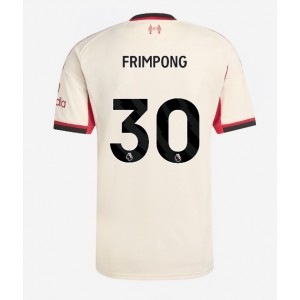 Fotbalové Dres Liverpool Jeremie Frimpong #30 Venkovní Oblečení 2025-26 Krátký Rukáv